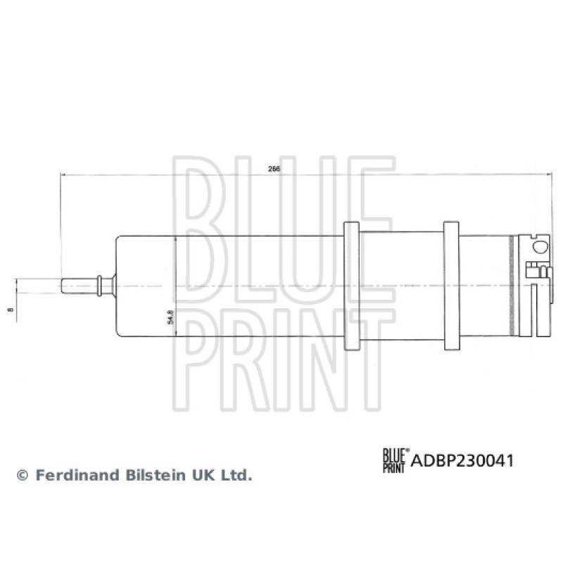 Filtre à carburant BLUE PRINT ADBP230041 - Visuel 2