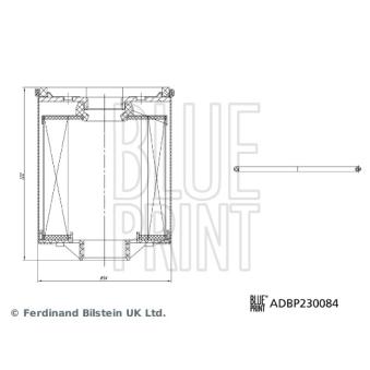 Filtre à carburant BLUE PRINT [ADBP230084]