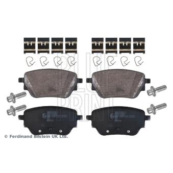 Jeu de 4 plaquettes de frein arrière BLUE PRINT [ADBP420016]