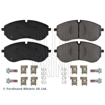 Jeu de 4 plaquettes de frein avant BLUE PRINT OEM 65508206006 Jeu de 4 plaquettes de frein avant BLUE PRINT OEM 65508206006