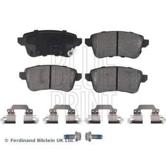 Jeu de 4 plaquettes de frein arrière BLUE PRINT OEM 440606659R