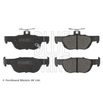 Jeu de 4 plaquettes de frein arrière BLUE PRINT OEM BCYA2643ZA