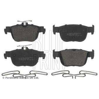 Jeu de 4 plaquettes de frein arrière BLUE PRINT [ADBP420125]