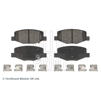 Jeu de 4 plaquettes de frein arrière BLUE PRINT OEM 10347032