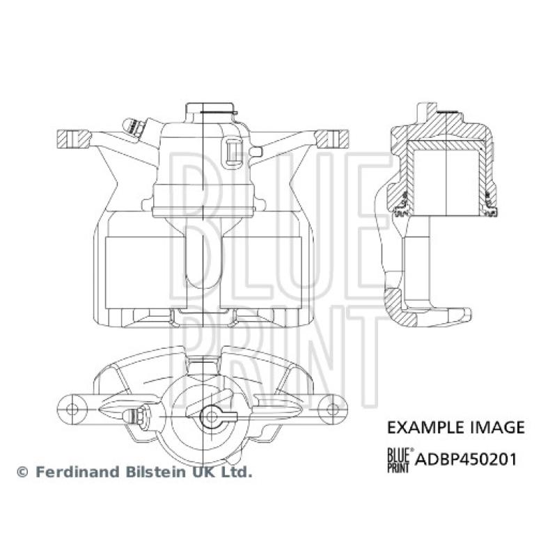 Étrier de frein arrière droit BLUE PRINT ADBP450201 - Visuel 2