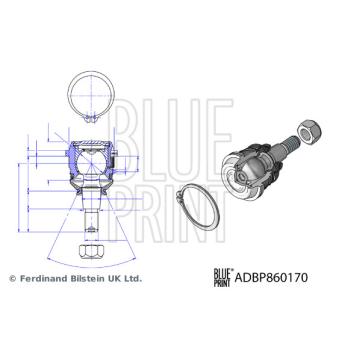 Rotule de suspension BLUE PRINT OEM 54530C8500