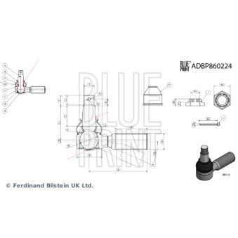 Rotule de suspension BLUE PRINT OEM 401609W200