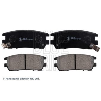 Jeu de 4 plaquettes de frein arrière BLUE PRINT [ADC44243]