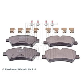 Jeu de 4 plaquettes de frein arrière BLUE PRINT OEM 1840037 Jeu de 4 plaquettes de frein arrière BLUE PRINT OEM 1840037