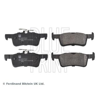 Jeu de 4 plaquettes de frein arrière BLUE PRINT OEM 1619791380
