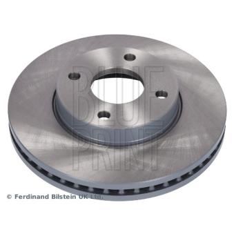 Jeu de 2 disques de frein avant BLUE PRINT ADF124363 pour FORD FIESTA 1.1 - 86cv