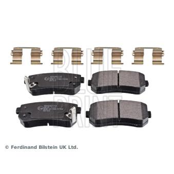 Jeu de 4 plaquettes de frein arrière BLUE PRINT ADG042119 pour CITROEN C5 1.5 CRDi - 110cv