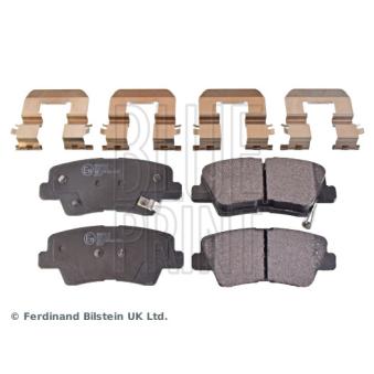 Jeu de 4 plaquettes de frein arrière BLUE PRINT OEM 583022TA40