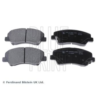 Jeu de 4 plaquettes de frein avant BLUE PRINT [ADG042128]