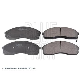 Jeu de 4 plaquettes de frein avant BLUE PRINT [ADG04236]