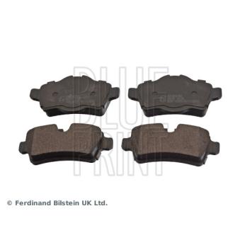 Jeu de 4 plaquettes de frein arrière BLUE PRINT ADG04299 pour MINI MINI Cooper D - 112ch