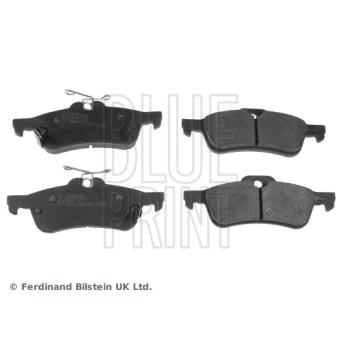 Jeu de 4 plaquettes de frein arrière BLUE PRINT OEM 044660D010