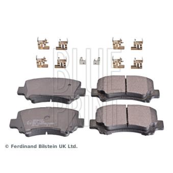 Jeu de 4 plaquettes de frein avant BLUE PRINT ADK84221 pour SUZUKI WAGON 1.2 - 69cv