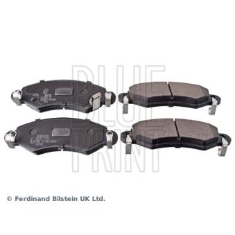 Jeu de 4 plaquettes de frein avant BLUE PRINT ADK84228 pour FIAT REGATA 1.3 - 94cv