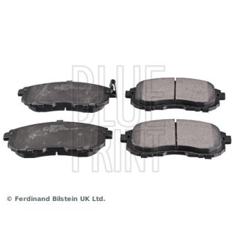 Jeu de 4 plaquettes de frein avant BLUE PRINT ADK84237 pour VOLVO EX40 1.5 DCI - 110cv