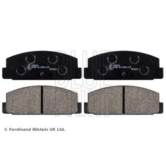 Jeu de 4 plaquettes de frein arrière BLUE PRINT ADM54248 pour MINI MINI 2.0 TD - 110cv