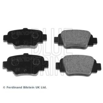 Jeu de 4 plaquettes de frein arrière BLUE PRINT OEM 4406099B85