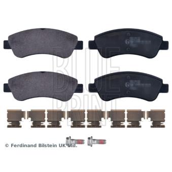 Jeu de 4 plaquettes de frein avant BLUE PRINT OEM 1617292380