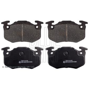 Jeu de 4 plaquettes de frein arrière BLUE PRINT ADP154238 pour FIAT RITMO 1.9 D - 70cv