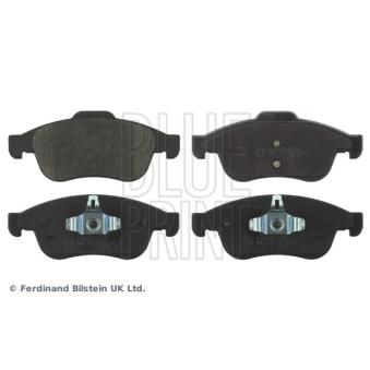 Jeu de 4 plaquettes de frein avant BLUE PRINT ADR164206 pour MICROCAR VIRGO 1.6 16V - 110cv