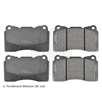 Jeu de 4 plaquettes de frein avant BLUE PRINT OEM 26296FE041