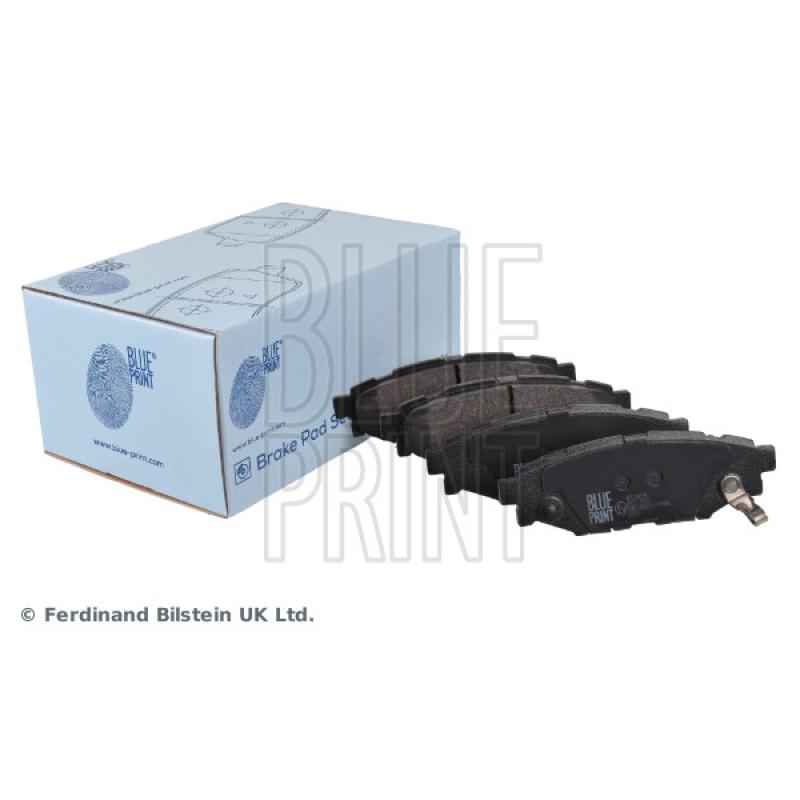 Jeu de 4 plaquettes de frein arrière BLUE PRINT ADS74233 - Visuel 1
