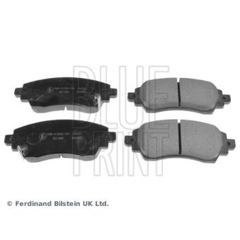 Jeu de 4 plaquettes de frein avant BLUE PRINT ADT342104 pour SUBARU BRZ 1.6 - 110cv