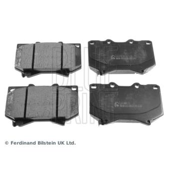 Jeu de 4 plaquettes de frein avant BLUE PRINT [ADT342117]