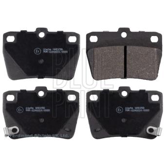 Jeu de 4 plaquettes de frein arrière BLUE PRINT OEM T11BJ3501080