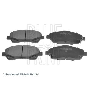 Jeu de 4 plaquettes de frein avant BLUE PRINT OEM 04465YZZEB