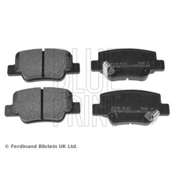Jeu de 4 plaquettes de frein arrière BLUE PRINT OEM 044660F011