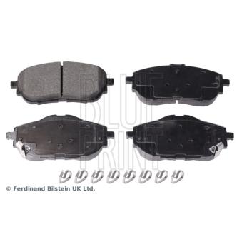 Jeu de 4 plaquettes de frein avant BLUE PRINT ADT342198 pour TOYOTA AURIS 1.6 D4-D - 112cv