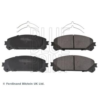 Jeu de 4 plaquettes de frein avant BLUE PRINT OEM 0446548240