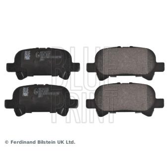 Jeu de 4 plaquettes de frein arrière BLUE PRINT [ADT342222]