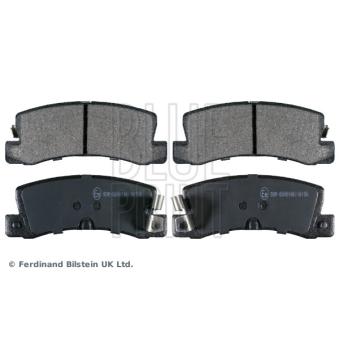 Jeu de 4 plaquettes de frein arrière BLUE PRINT ADT34293 pour RENAULT THALIA 1.6 - 110cv