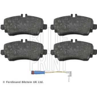 Jeu de 4 plaquettes de frein avant BLUE PRINT OEM A1684201320