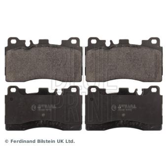 Jeu de 4 plaquettes de frein arrière BLUE PRINT ADU174276
