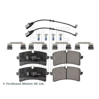 Jeu de 4 plaquettes de frein arrière BLUE PRINT OEM 4H6698451A