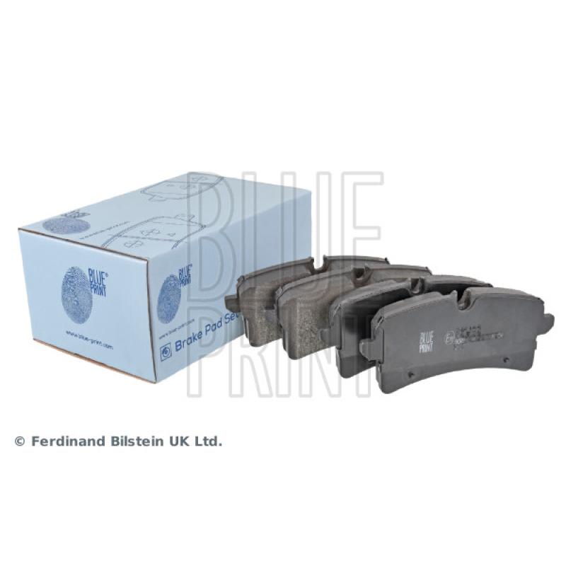 Jeu de 4 plaquettes de frein arrière BLUE PRINT ADV184296 - Visuel 1