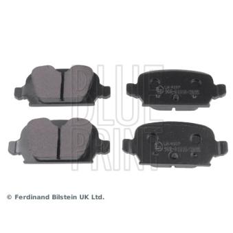 Jeu de 4 plaquettes de frein arrière BLUE PRINT OEM 9200132