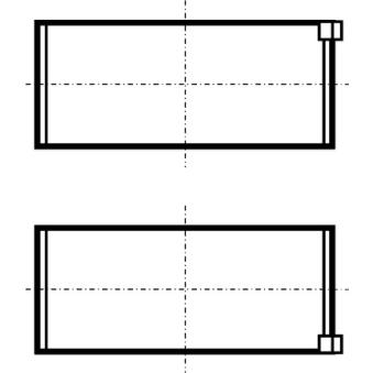 Kit de coussinets de bielle KOLBENSCHMIDT 37174610 pour DS DS 7 2.0 JTDM - 140cv