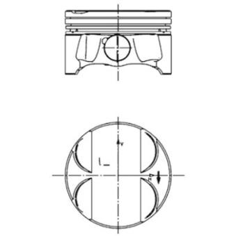 Piston KOLBENSCHMIDT 40085610