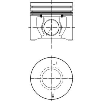 Piston KOLBENSCHMIDT 40171610