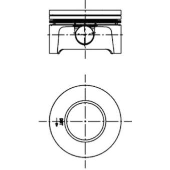 Piston KOLBENSCHMIDT 40309600