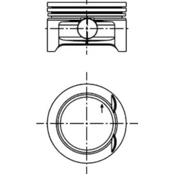 Piston KOLBENSCHMIDT 40382600